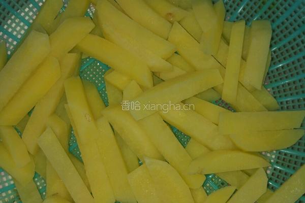 自制薯条的做法图解3