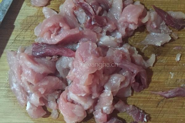 西红柿鸡蛋肉丝面的做法图解1