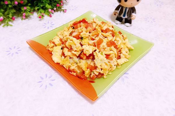 鸡蛋炒番茄的做法图解9