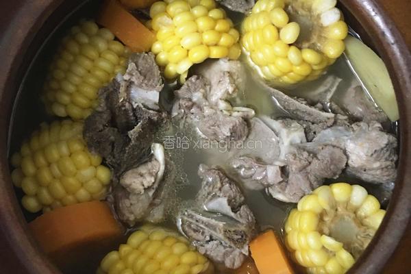 伞骨胡萝卜玉米汤（沙煲法）的做法图解8