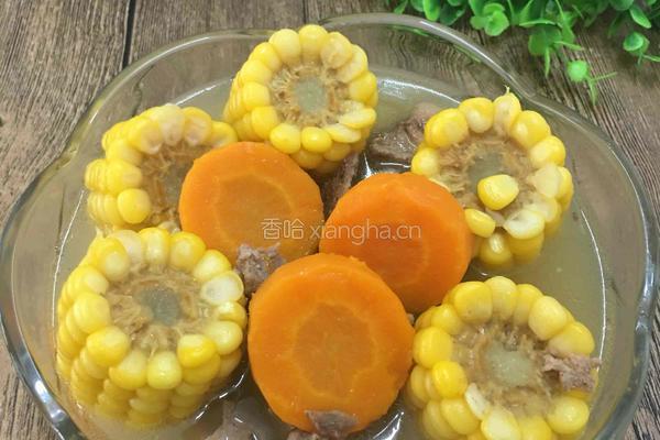 伞骨胡萝卜玉米汤（沙煲法）的做法图解9