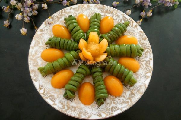 花开四季（豇豆卷)的做法图解6