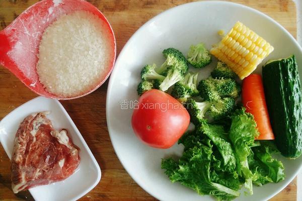 情侣套餐（整颗柿子饭）的做法图解1