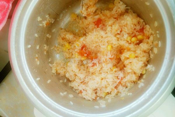 情侣套餐（整颗柿子饭）的做法图解12