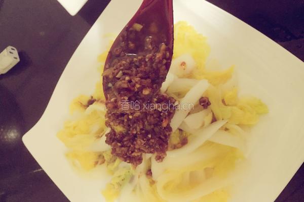 风味萝卜捞娃娃菜的做法图解9