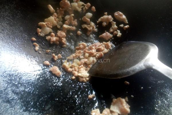 肉沫炒酸豆角的做法图解2