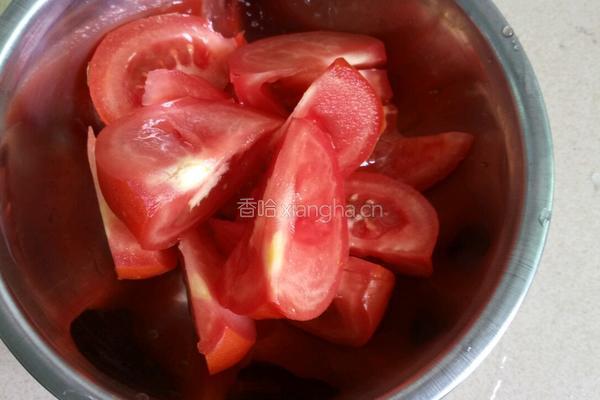 番茄炒肉片的做法图解2