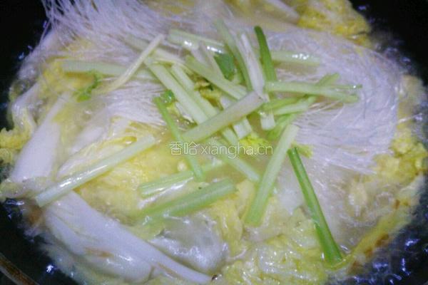 娃娃菜粉丝豆腐鱼汤的做法图解8