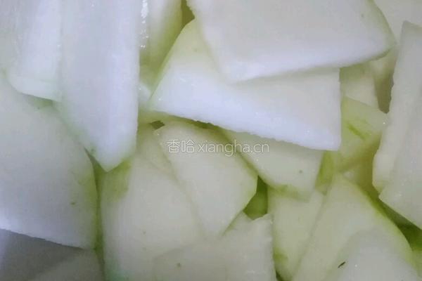 清炒冬瓜的做法图解1