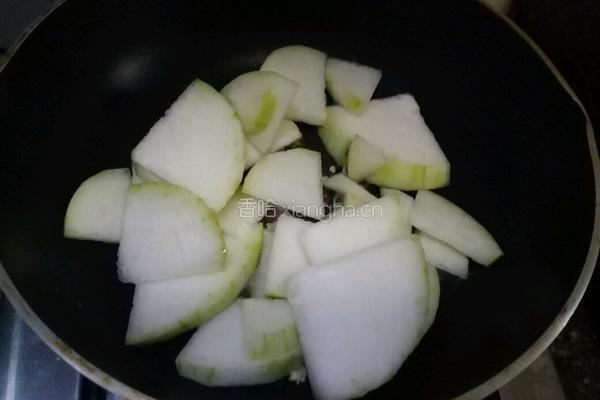 清炒冬瓜的做法图解4