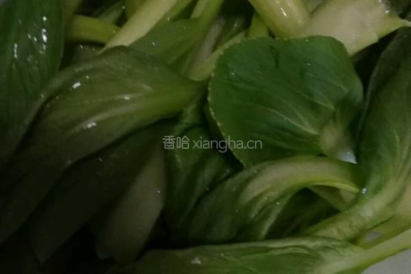 青菜鸡肉丸子汤的做法图解4