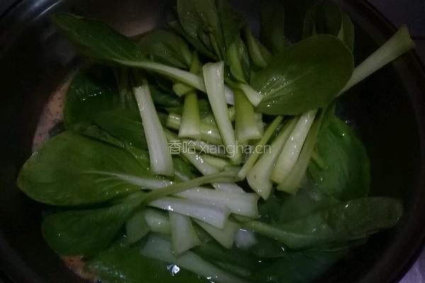 青菜鸡肉丸子汤的做法图解6