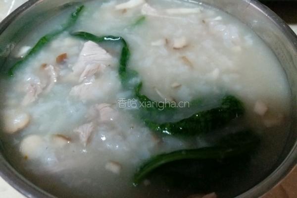 蘑菇瘦肉粥