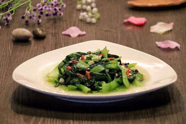 蒜蓉小白菜的做法图解7