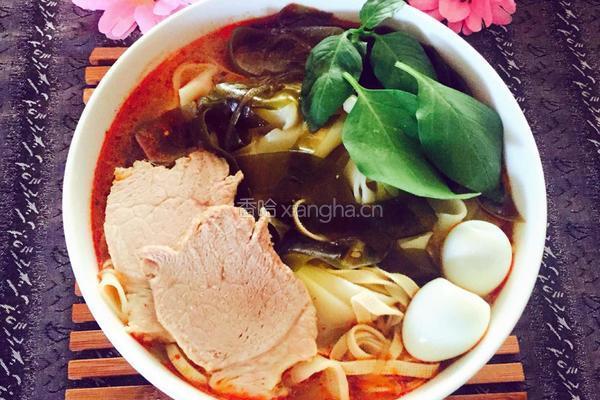 羊肉烩面的做法图解15