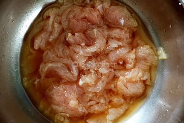 藕片炒肉的做法图解2