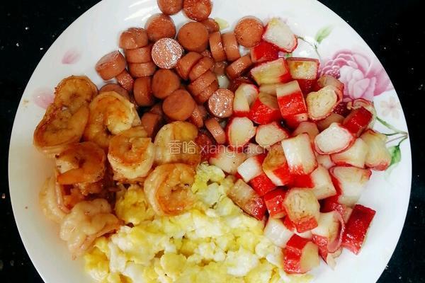夏日简易炒饭的做法图解4