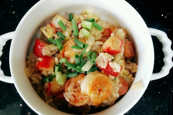 夏日简易炒饭的做法图解6
