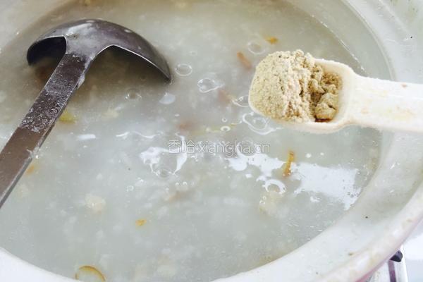 牛肉苋菜粥(砂锅粥)的做法图解8