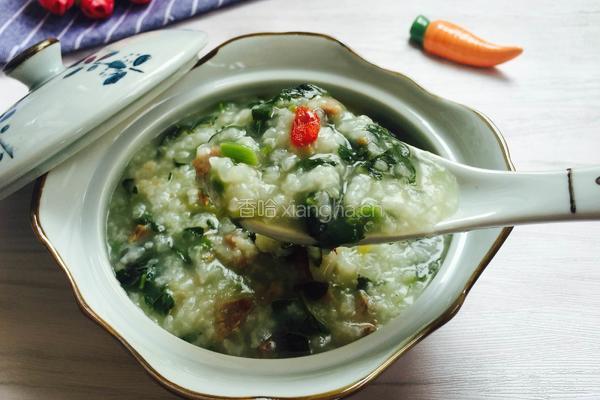牛肉苋菜粥(砂锅粥)的做法图解11