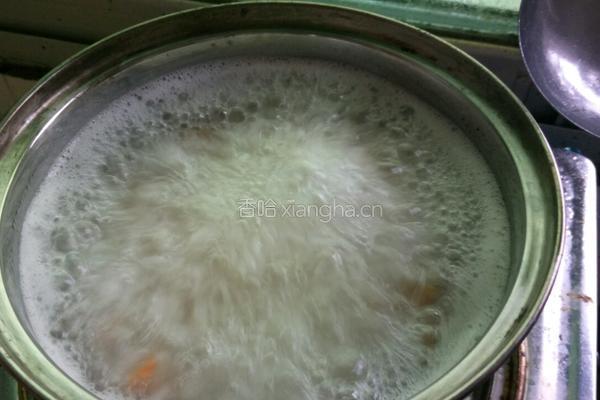虾米猪肉菜粥（简易版)的做法图解3