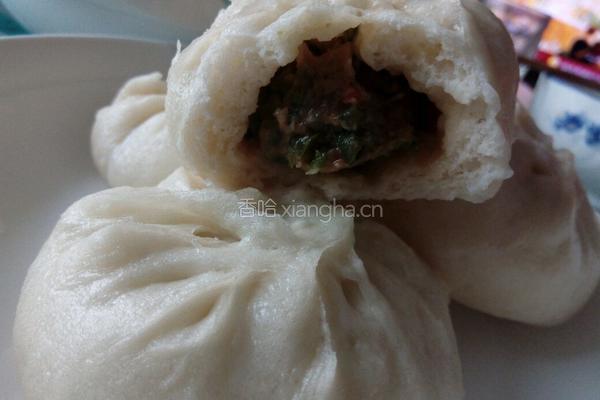 豇豆馅儿的肉包子的做法图解3