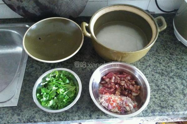 简单易做腊味饭的做法图解1