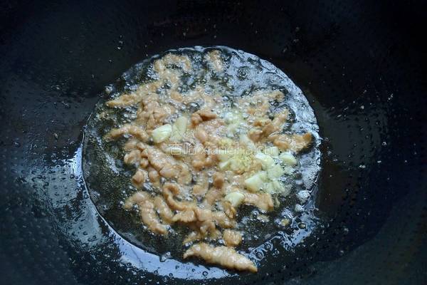 蒜苔炒肉的做法图解6