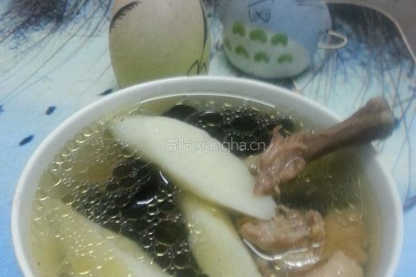 山药木耳鸡肉汤
