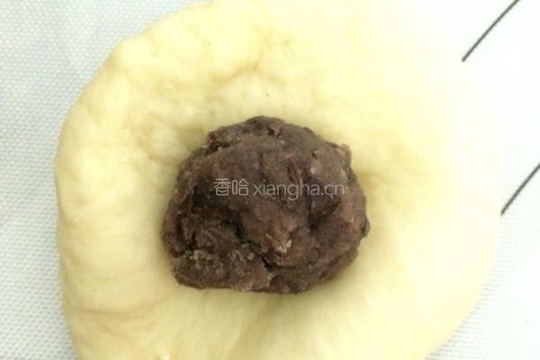 椰蓉豆沙无黄油小餐包的做法图解7
