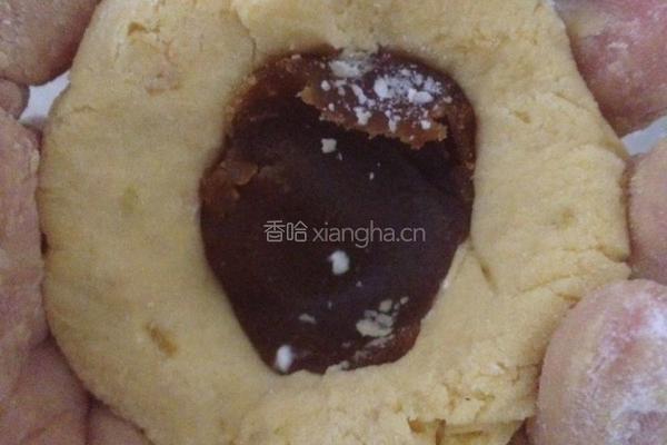 香煎甜薯豆沙饼的做法图解5