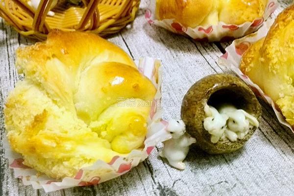 椰蓉花色小餐包的做法图解25