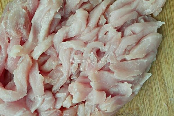 蒜苔炒肉丝的做法图解2