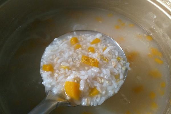 糯米南瓜燕麦粥的做法图解6