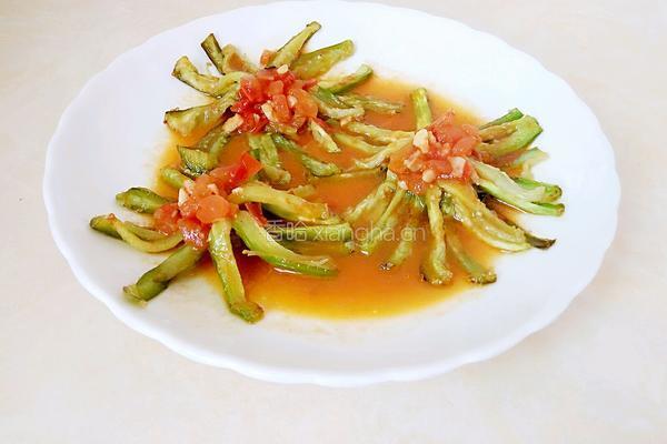 茄汁菊花茄子的做法图解8