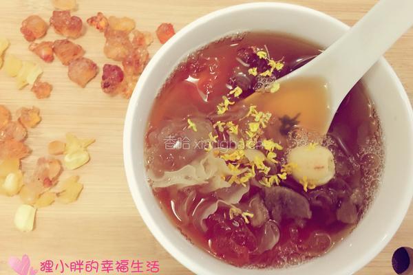 桂花桃胶皂米羹的做法图解7