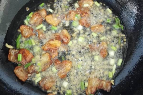 芹菜豆腐干炒肉的做法图解6