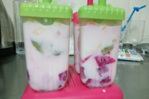 水果奶香冰棍的做法图解6