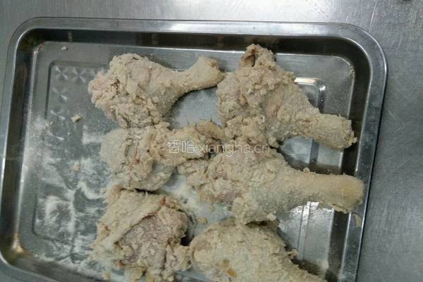 香辣炸鸡腿的做法图解4