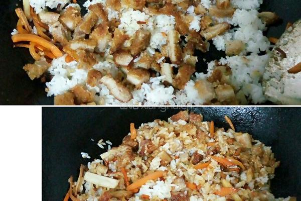 鸡排炒饭的做法图解4