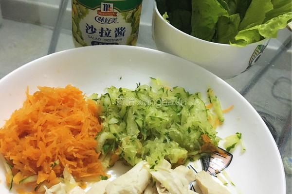 蔬菜鸡肉卷的做法图解4