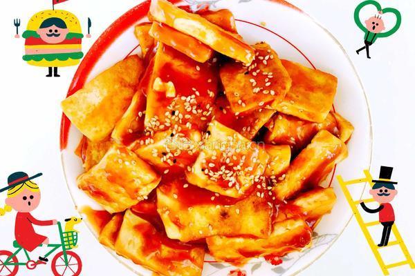 简易酸甜虎皮豆腐