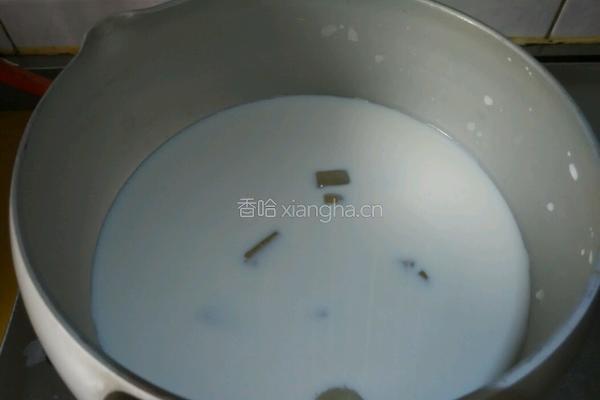 榴莲炖奶的做法图解2
