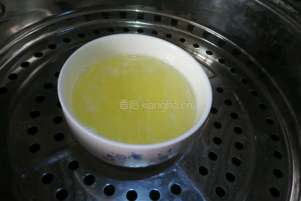 榴莲炖奶的做法图解4
