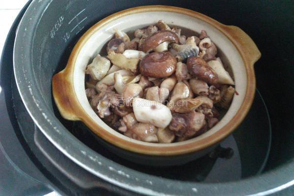 香菇山药蒸土鸡的做法图解7