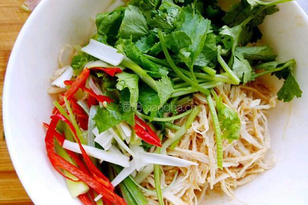 凉拌麻辣鸡丝的做法图解8