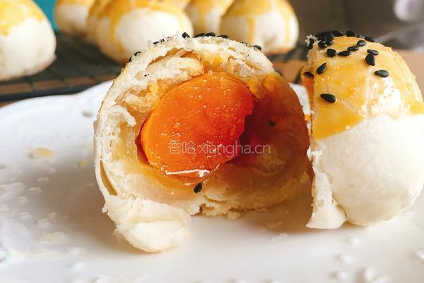 蛋黄酥的做法图解18