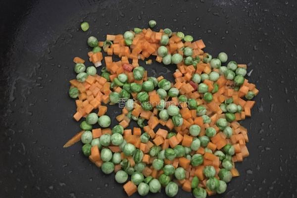 杂蔬炒饭的做法图解4