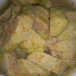 肉蒸白菜卷的做法[图]