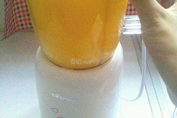 自制芒果汁的做法图解4